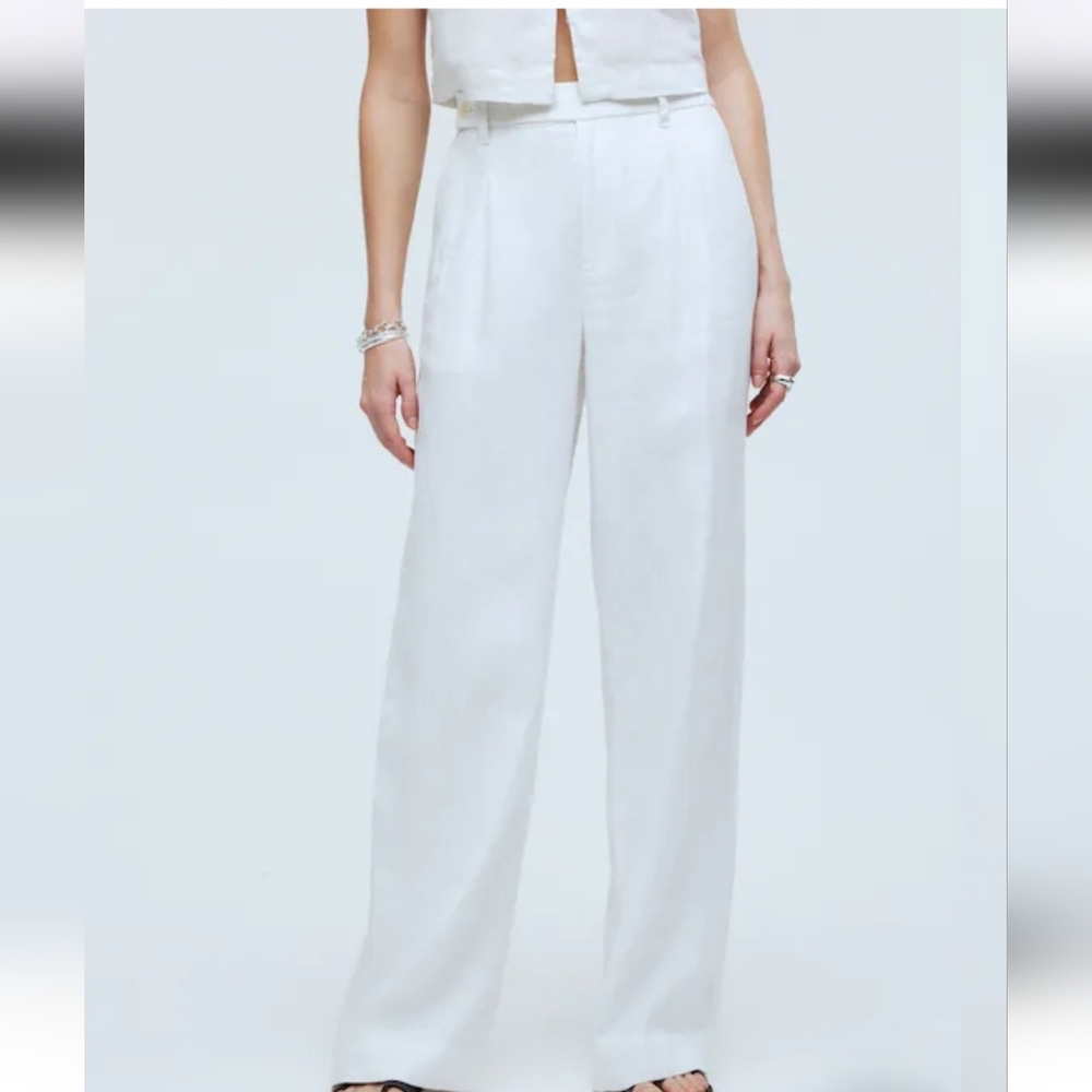 Harlow Wide-Leg Pant in 100% Linen